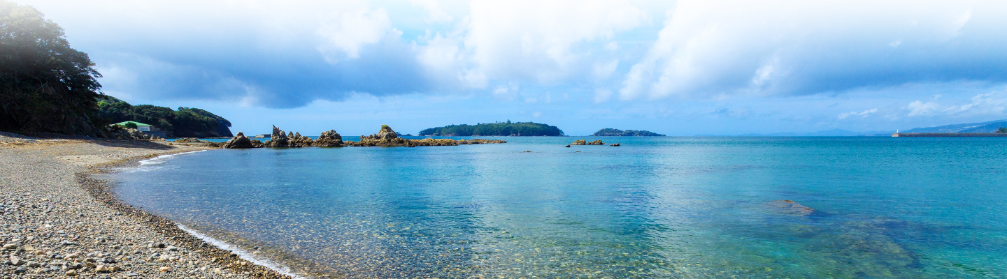 五色浜の風景